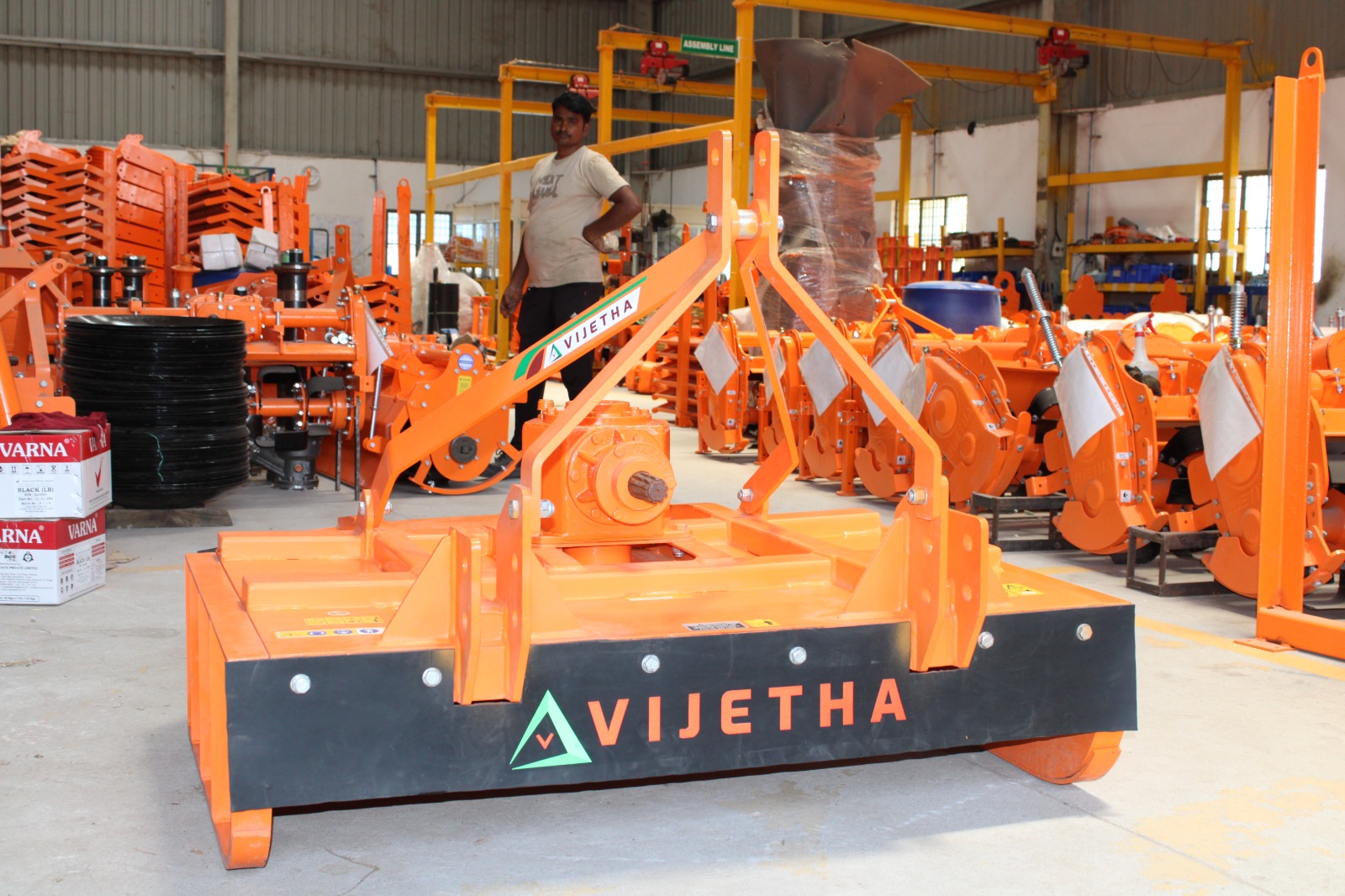 6 Feet Rotovator MC — assembly bay